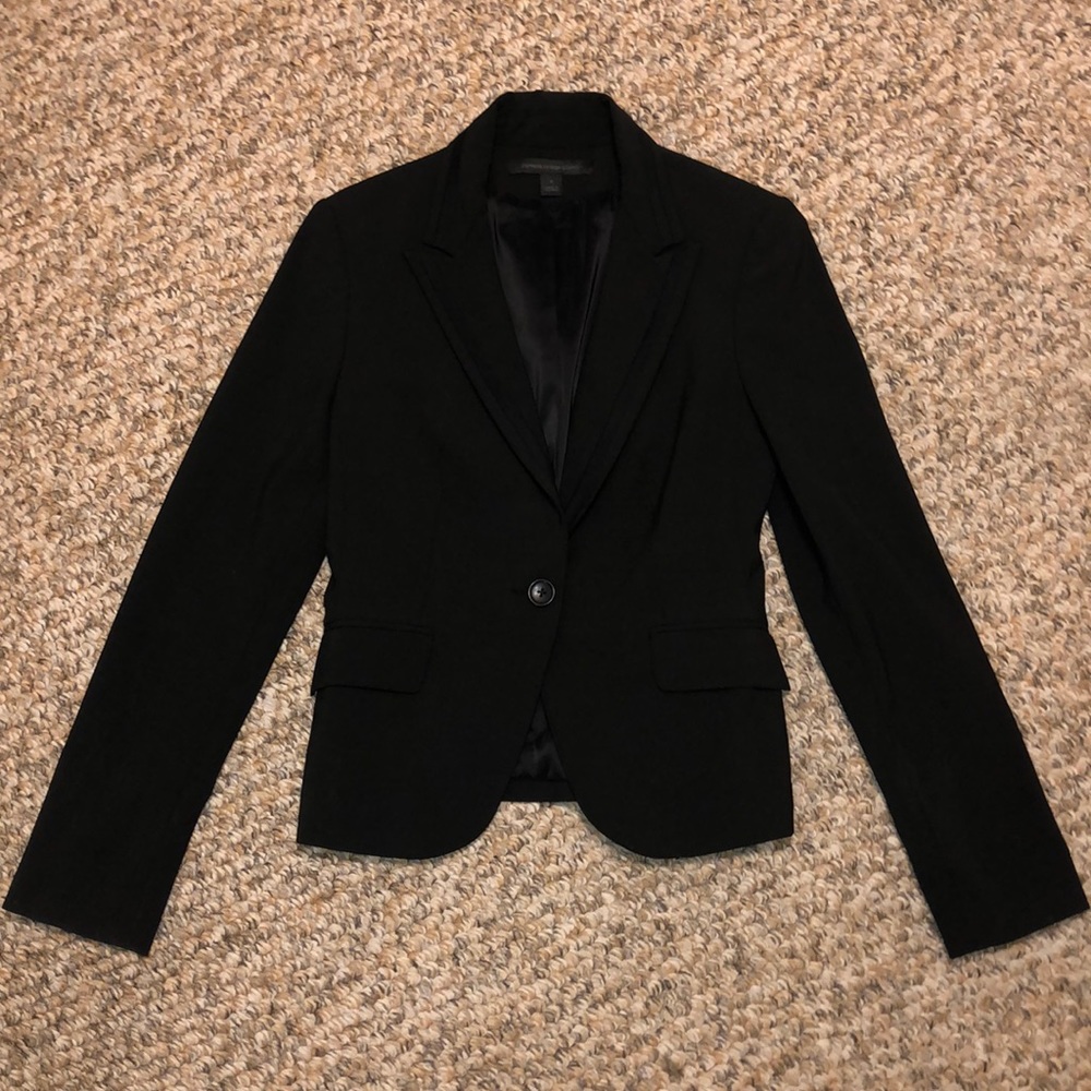 Women’s black business suit blazer